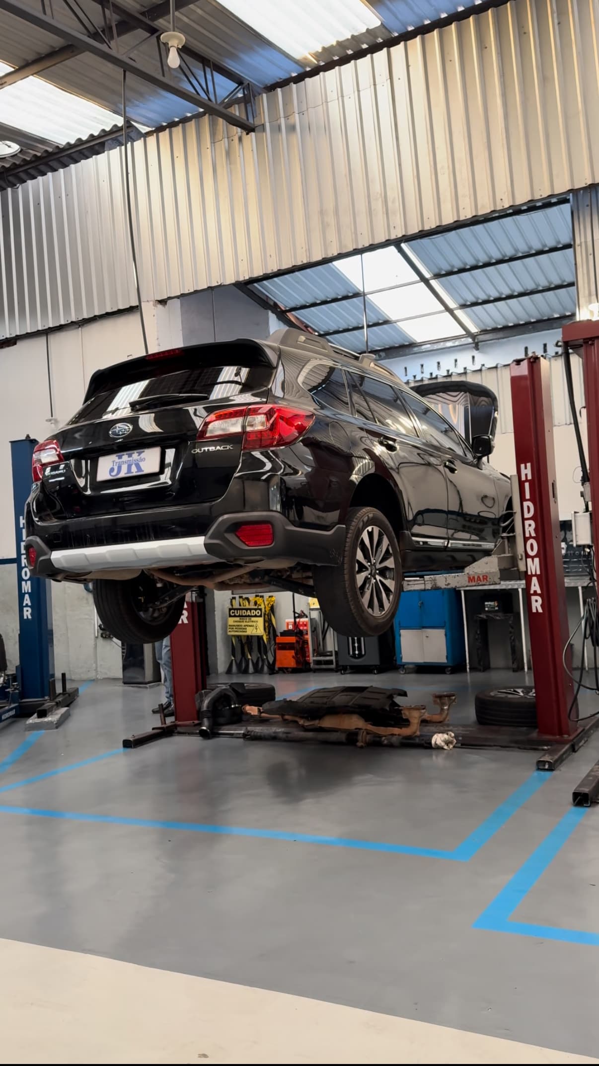 Troca de óleo do câmbio automático Subaru na JK Transmissão